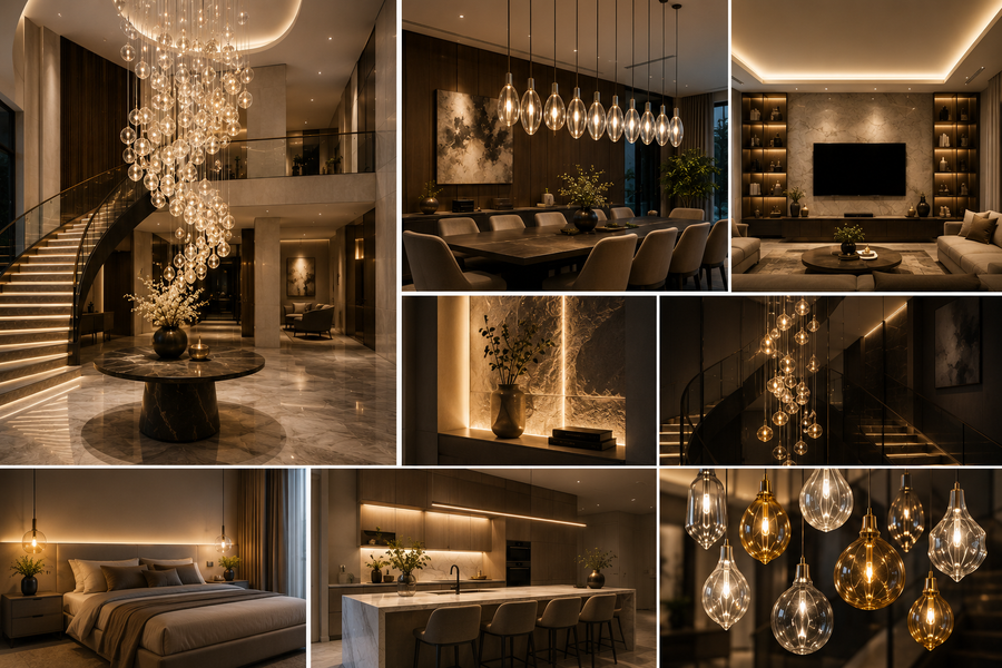 Luxury Lighting Trends for 2026: From Statement Chandeliers to Invisible Light