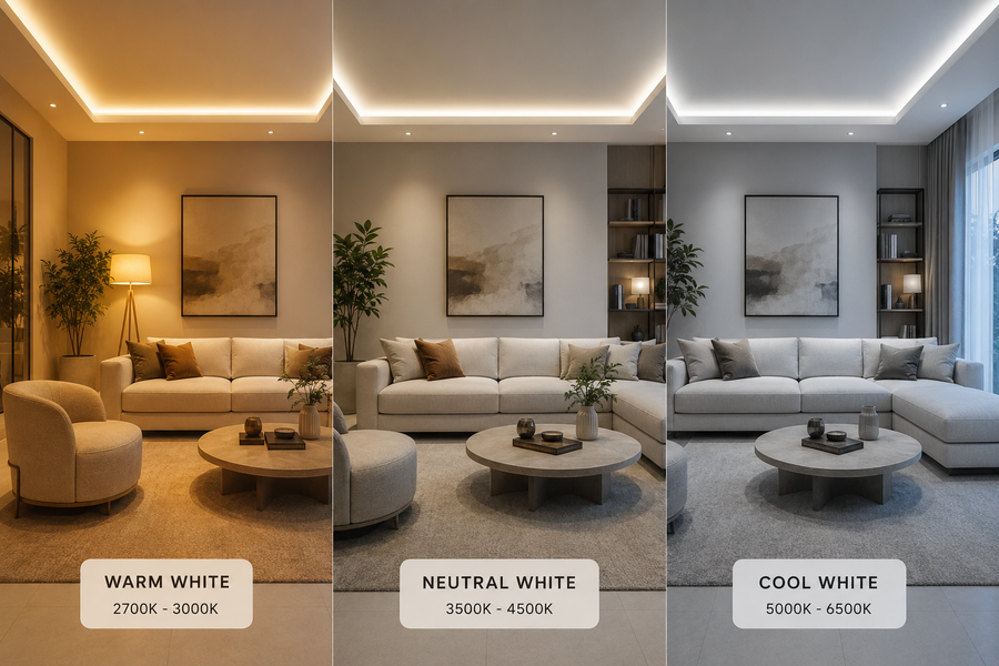 Warm White, Neutral White or Cool White? Choosing the Right Light for Your Space