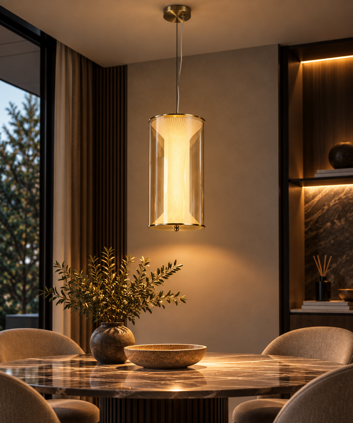 Aureon Prism Pendant