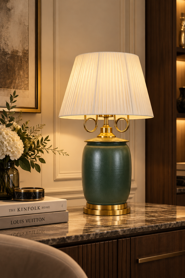 Verdant Ceramic Table Lamp
