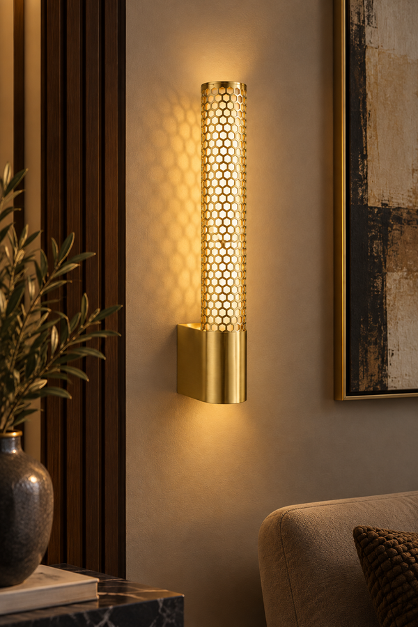 Valenne Honeycomb Wall Light