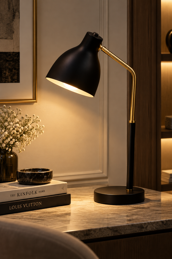Noir Arc Table Lamp